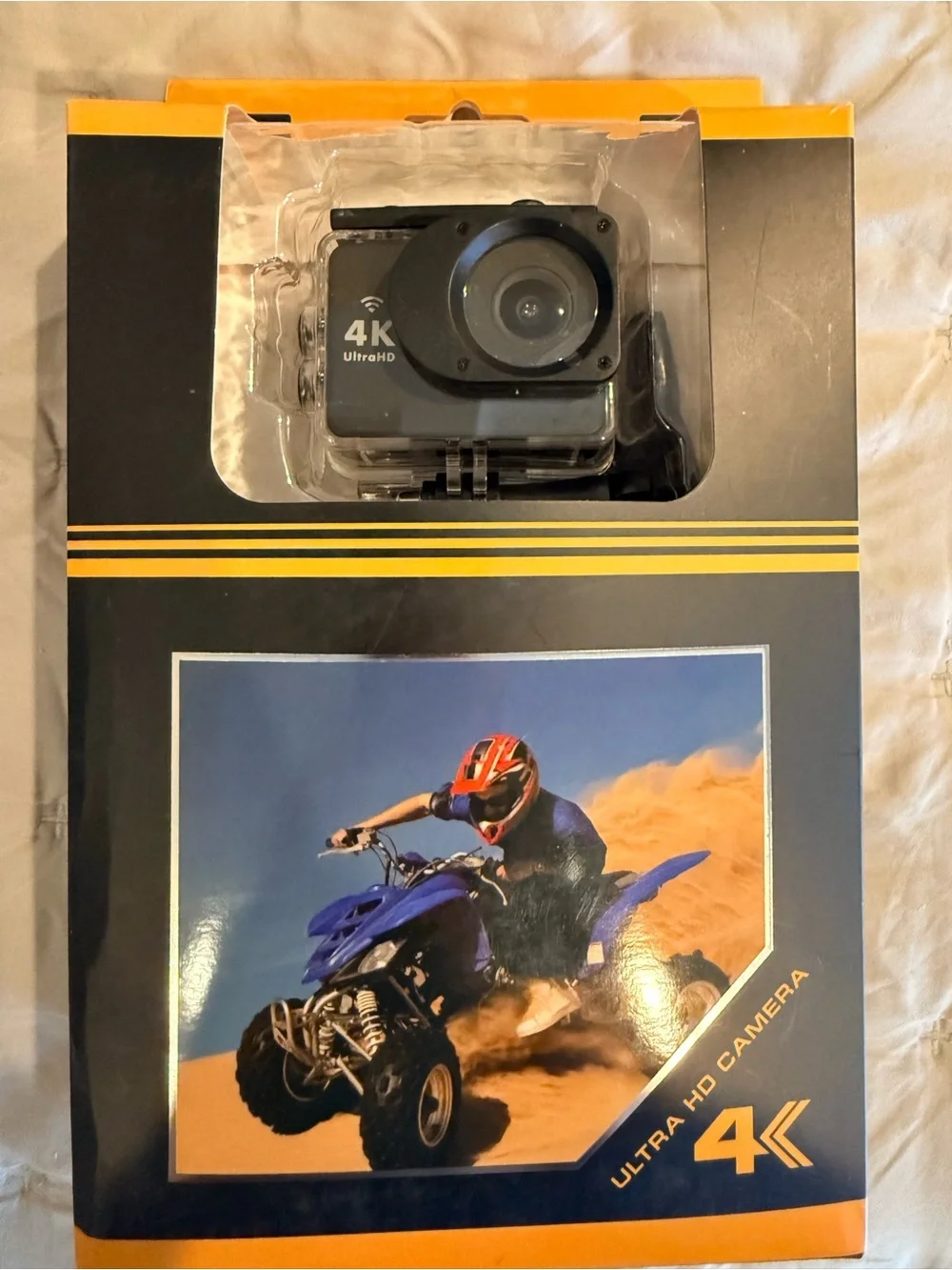 4K Action WaterProof Camera - Black - Ultra HD Wi-Fi New in box